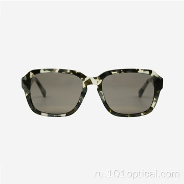 Прямоугольные женские солнцезащитные очки из ацетата Design